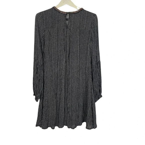 ALTAR'D STATE Black Shift Dress with Beaded Neckline • Size Small - Picture 2 of 5